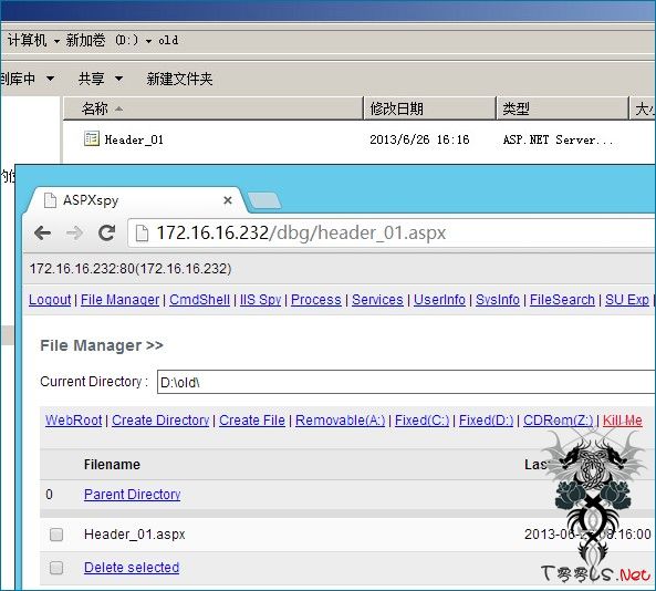将ASPX文件编译成一个独立的dll文件，加强隐蔽性。