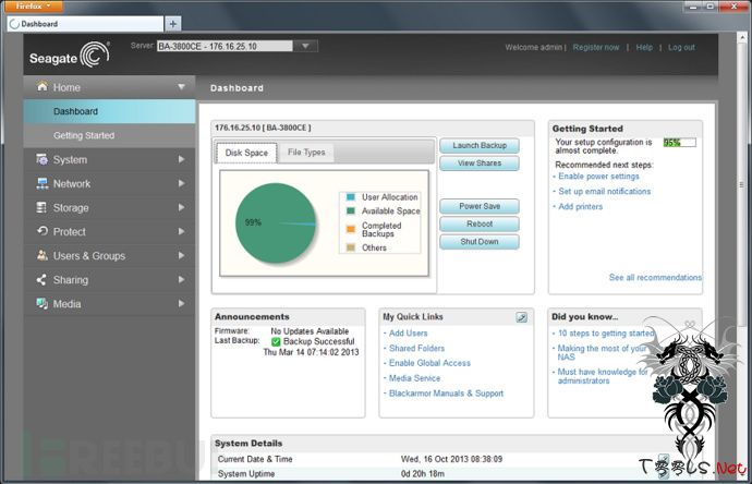 希捷网络存储（NAS）设备上存在0day漏洞，Metasploit已更新漏洞利用程序