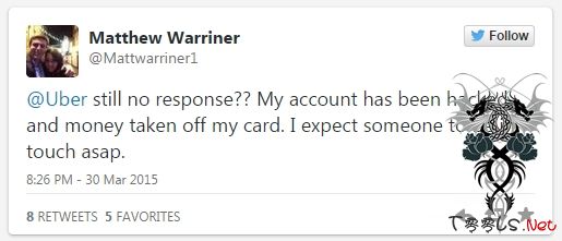 暗网售卖Uber账号：用户称“被”黑客叫车