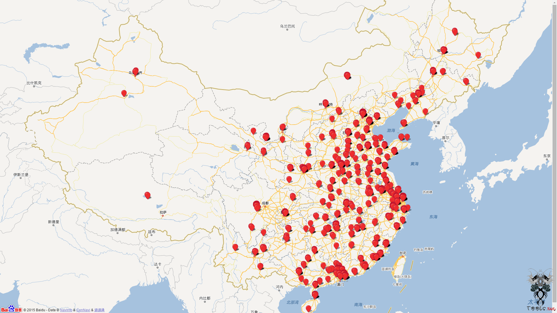 T00ls全会员中国区地理位置图发布，最近论坛事务公告下
