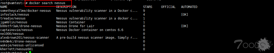 在docker容器快速部署Nessus（Linux版）