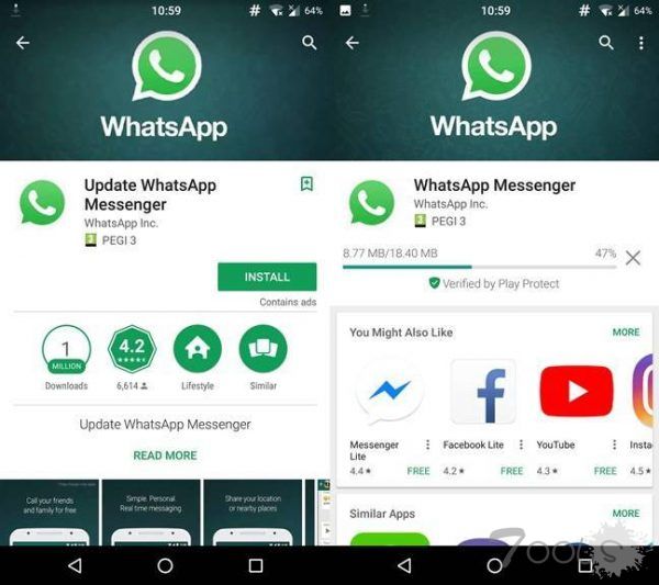 Google Play 商店自检测系统无效，逾 100 万安卓用户不幸下载冒牌 WhatsApp 应用