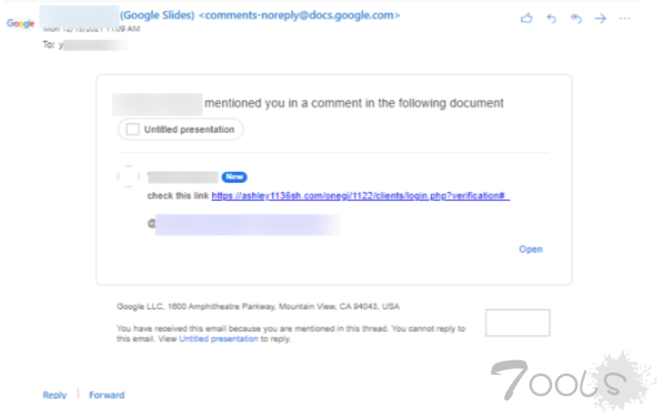 Google 文档评论功能在网络钓鱼活动中被滥用
