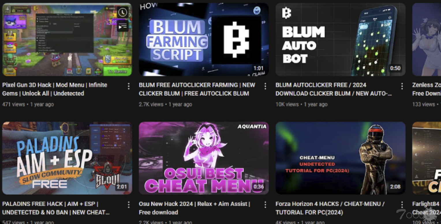 大规模幽灵网络行动曝光 3000 个 YouTube 视频为恶意软件陷阱